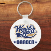 Weltlds Best Barber Schlüsselanhänger (Vorderseite)