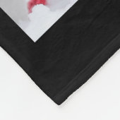 Weltlds Best Dog Mama Paw Prints Script 7 Foto Fleecedecke (Ecke)