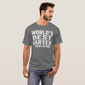 Weltlds Best Farter Fathers Gift Idea T-Shirt (Vorne ganz)