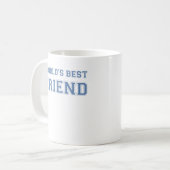 Weltlds Best Friend Kaffeetasse (Vorderseite Links)