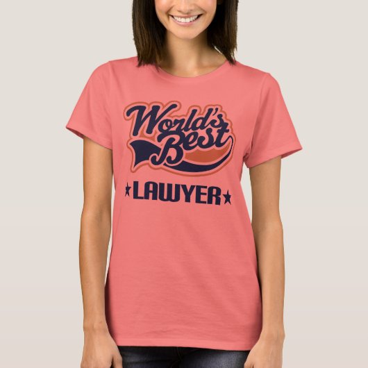 Weltlds Best Lawyer T-Shirt (Vorderseite)