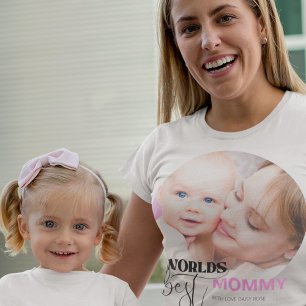 Weltlds Best Mommy Foto T-Shirt