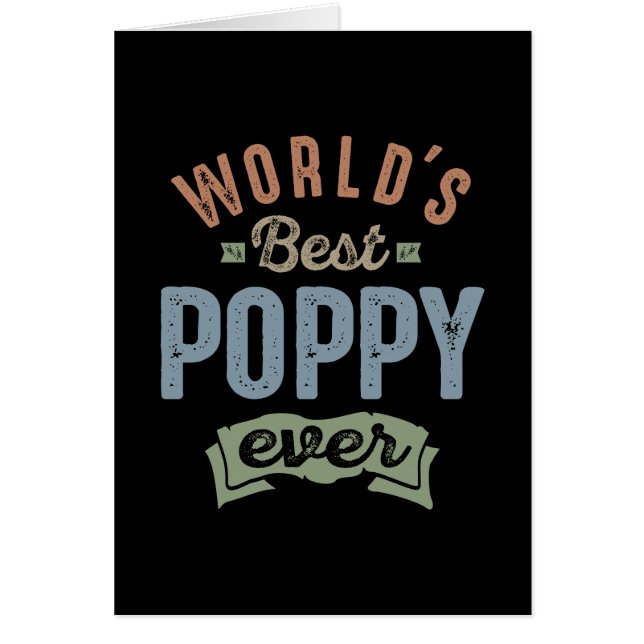 Weltlds Best Poppy (Vorne)