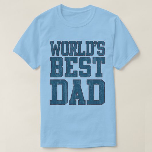 Weltlds Best Vater Grungy T-Shirt (Design vorne)