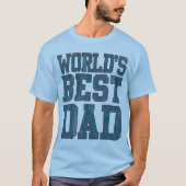 Weltlds Best Vater Grungy T-Shirt (Vorderseite)