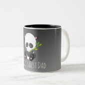 Weltlds Best Vater Panda Zweifarbige Tasse (VorderseiteRechts)