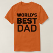 Weltlds Bester Vater Geschenk T-Shirt (Design vorne)