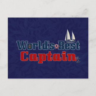 Weltlds bestes Captain Postkarte