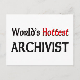 Weltlds Hottest Archivist Postkarte