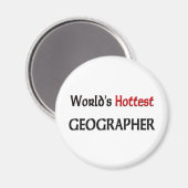 Weltlds Hottest Geographer Magnet (Vorderseite/Rückseite)