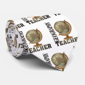 Weltlehrer für Geografie Krawatte (Gerollt)