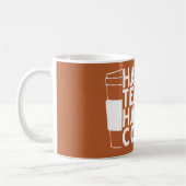 Weltlehrertag Halbtagslehrer Halbtagskaffee Kaffeetasse (Links)