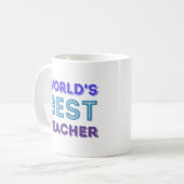 Weltlehrertag Kaffeetasse (Vorderseite Links)