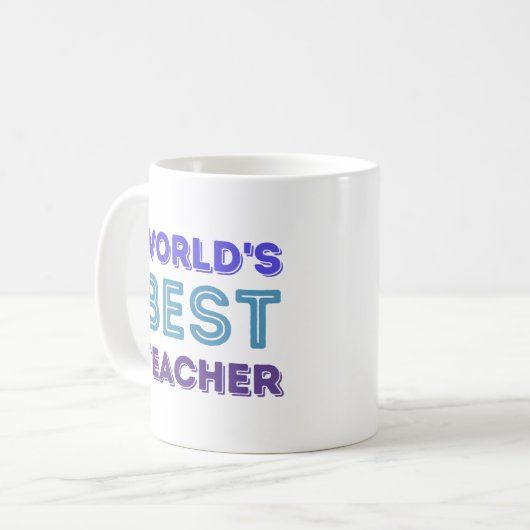 Weltlehrertag Kaffeetasse (Vorderseite Links)