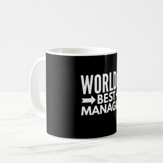 Weltleitender Manager Kaffeetasse (Vorderseite Links)