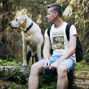 Weltleites Best Dog Vater Foto T-Shirt