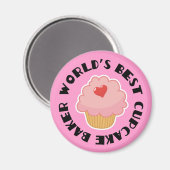 Weltleites Bestes Cupcake Baker Kochgeschenk Magnet (Vorderseite/Rückseite)