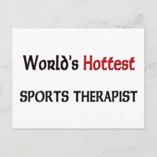 Weltleitlich heißer Sporttherapeut Postkarte