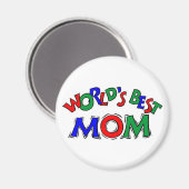 Weltleitschrift mit der besten Mama Magnet (Vorderseite/Rückseite)