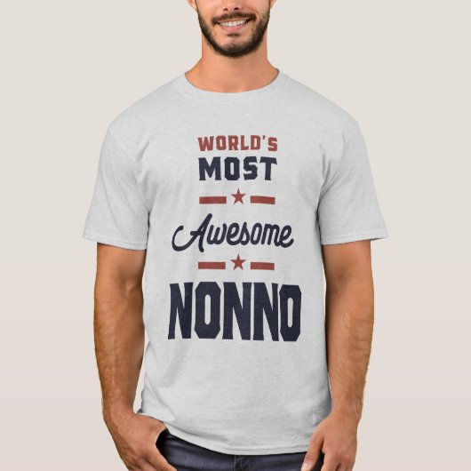 Weltleitster Phantastischer Nonno Funny Opa T-Shirt (Vorderseite)