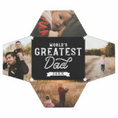 Weltleitster Vater Vatertag 4 FotoCollage Fußball (Flach)