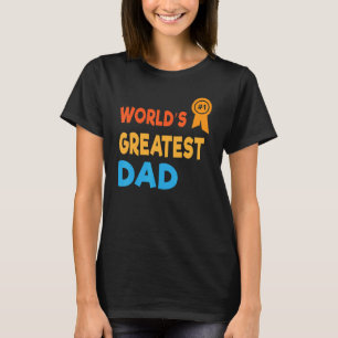 Weltleitster Vater Vatertag - Witz Nummer 1 B T-Shirt