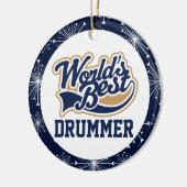 Weltleitungen Beste Drummer Musik Geschenk Keramik Ornament (Links)