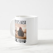 Weltleitungen Beste Hunde-Mama Kaffeetasse (Vorderseite Links)