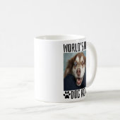 Weltleitungen Beste Hunde-Mama Kaffeetasse (VorderseiteRechts)