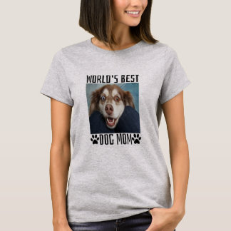 Weltleitungen Beste Hunde-Mama T-Shirt