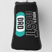 Weltleitungen Bester Vater Golf Head Cover Golf Headcover (Rotieren 90)