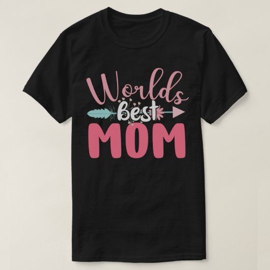 Weltleitungen für Mütter der besten Mama T-Shirt (Design vorne)