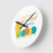 Weltleitungen Runde Wanduhr (Winkel)