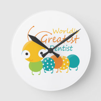 Weltleitungen Runde Wanduhr