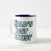 Weltleitungen Zweifarbige Tasse (Vorderseite Links)