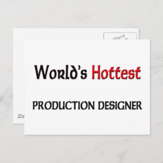 Weltleitungs-Designer Postkarte (Vorne/Hinten)