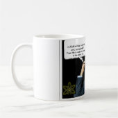 Weltliche Gedanken Kaffeetasse (Links)