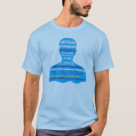 Weltlicher Humanismus T-Shirt (Vorderseite)