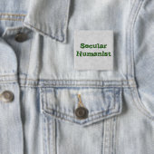 Weltlicher Humanist Button (Beispiel)