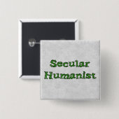 Weltlicher Humanist Button (Vorne & Hinten)