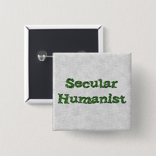 Weltlicher Humanist Button (Vorne & Hinten)