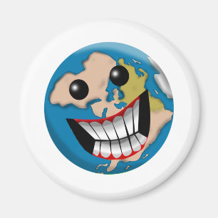 Weltliches Lächeln Magnet