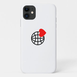 Weltliebesglobus-Symbol Herz Erde Sommer Design Case-Mate iPhone Hülle