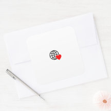 Weltliebesglobus-Symbol | Herz Erde Sommer Design