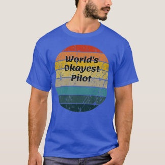 Weltlöster Pilot Vintag Sunset 60er 70er T-Shirt