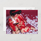 Weltmädchen Postkarte (Vorne/Hinten)