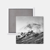 Weltmarines auf Iwo Jima Beachhead Magnet (Vorderseite/Rückseite)