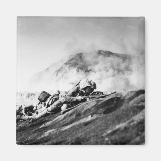 Weltmarines auf Iwo Jima Beachhead Magnet (Vorne)
