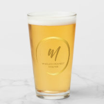 Weltmarken, die das Golfer-Gold-Monogramm