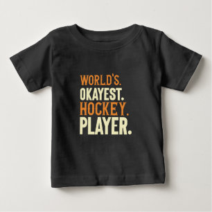Weltmarkt-Eishockey-Spieler Baby T-shirt
